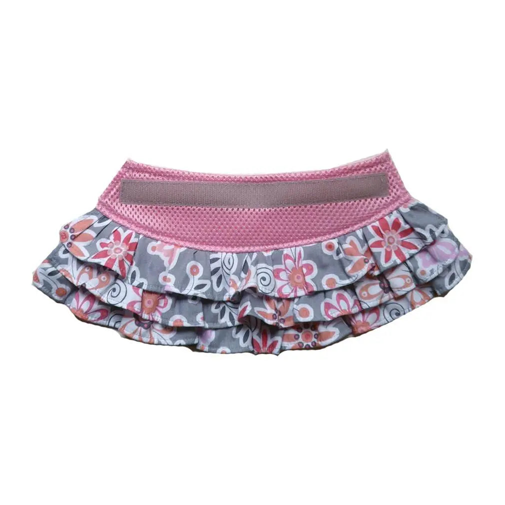 Cloak and Dawggie Pink printed Skirt for Step n Go Dog Harness My Canine Kids