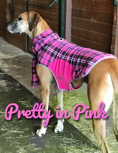 Pink Dog Coats - cloakanddawggie-mycaninekids