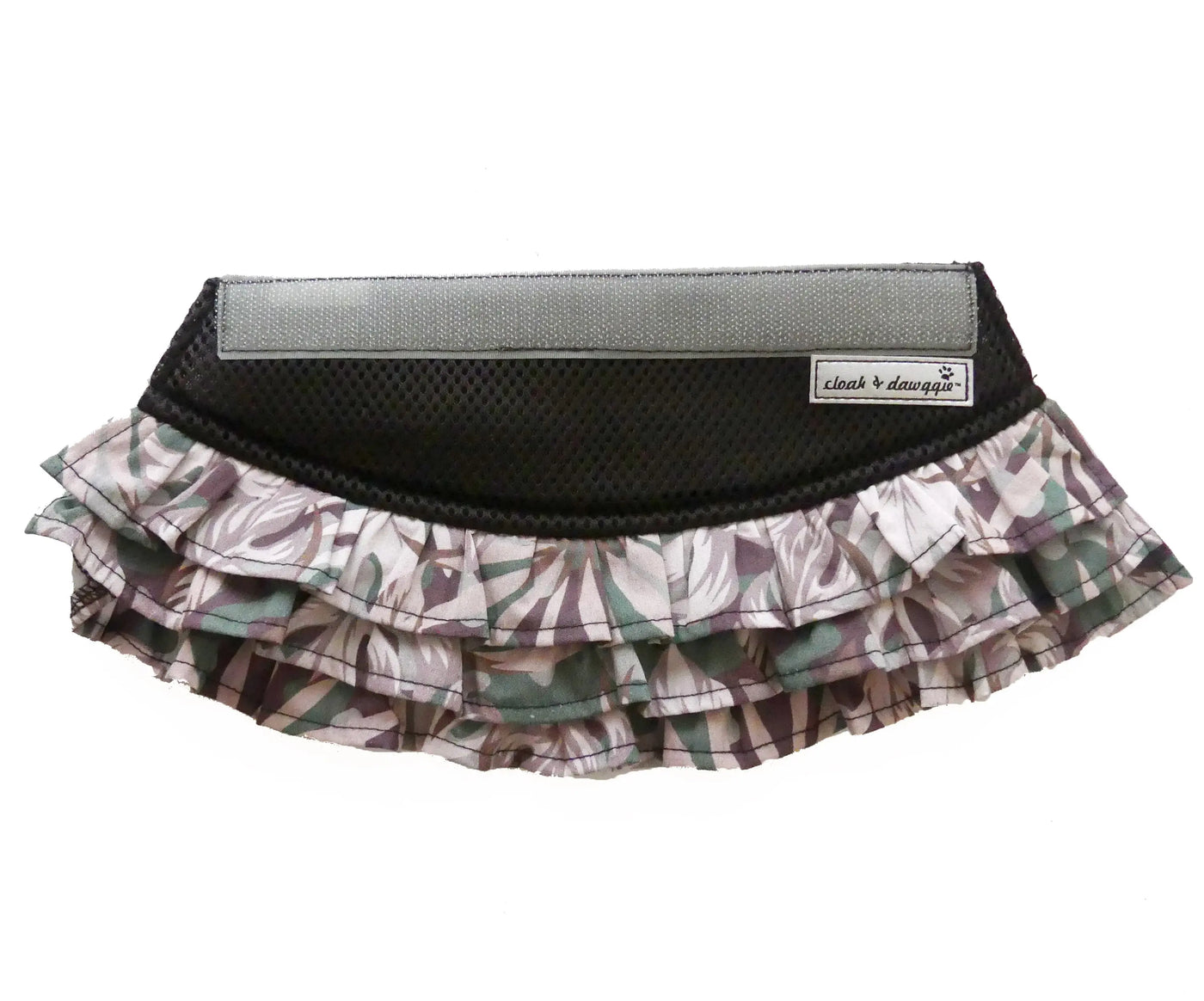 Floral Camo ruffle skirt