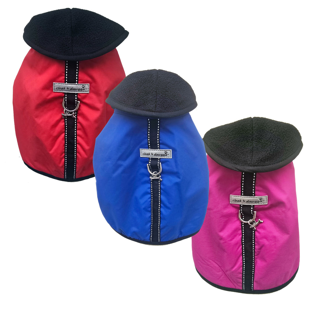 cloak & dawggie Designer Waterproof Supplex Nylon Teacup Warm Tiny