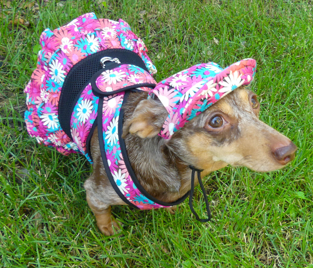Dog Harness Dress Sets for Girls, Small Dogs Cloak and Dawggie My Canine Kids Dog Harness Dress Sets for Girls, Small Dogs Cloak and Dawggie My Canine Kids