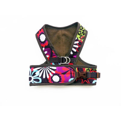 Step Easy Floral Warm Fleece Lined Harness | 3 LBS to 20 LBS