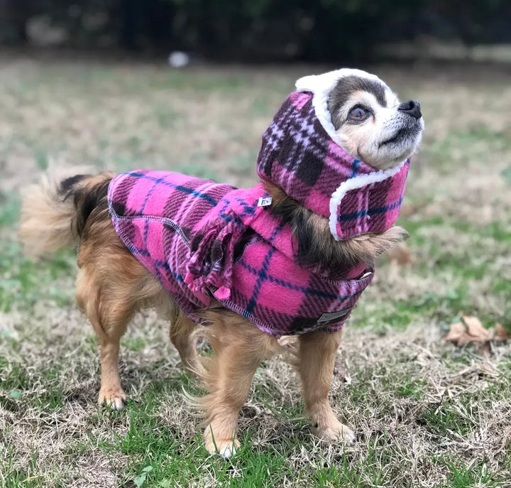 IECOii 2 Pack Dog Fleece Sweater Vest, Warm Soft Pets Pullover Coat with Leash Hole