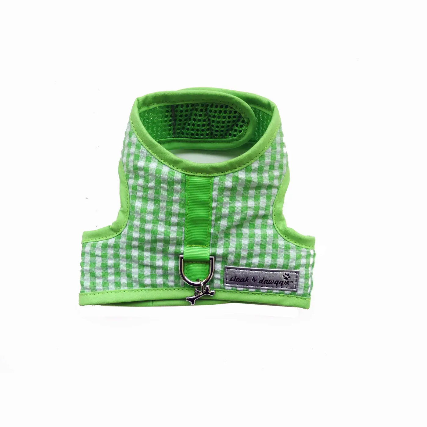 Cloak & Dawggie Teacup XXS Dog Harness Vest Green