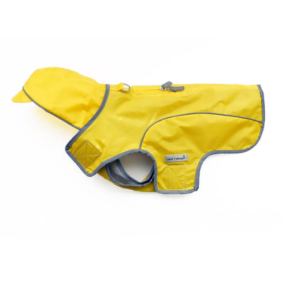 Precision Fit Rain Coat Yellow dog raincoat