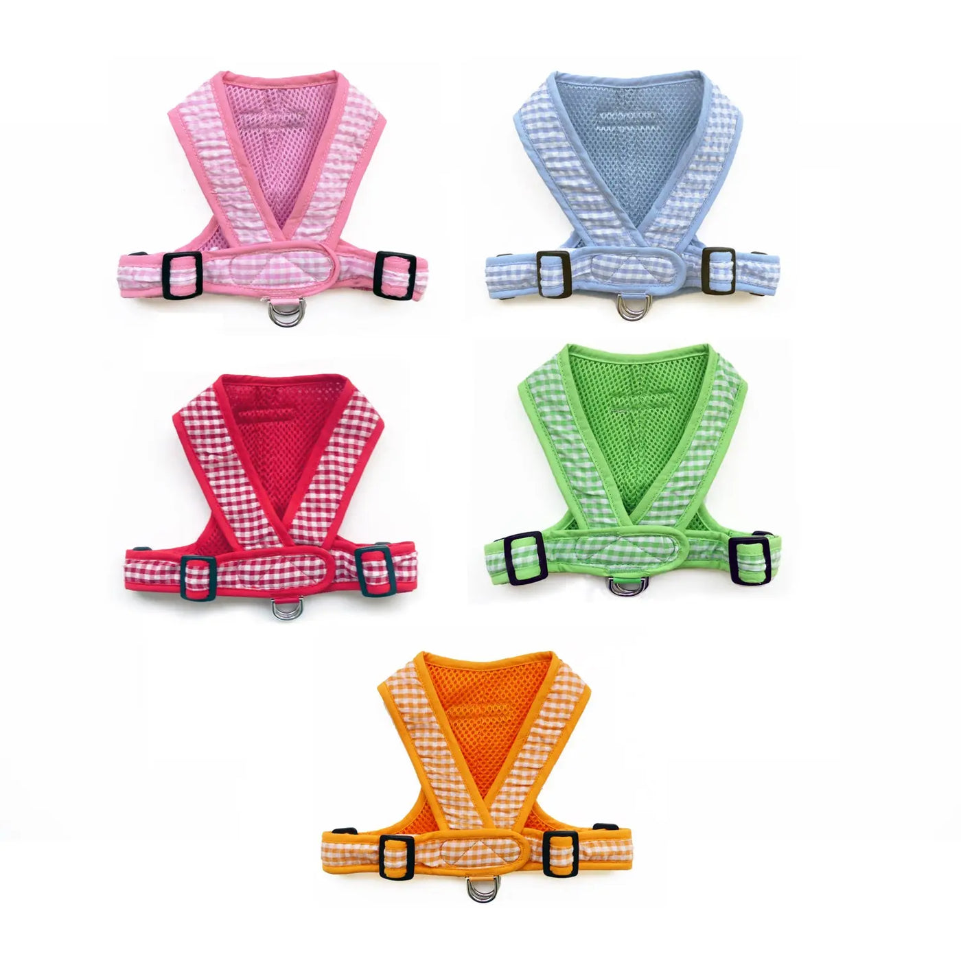 My Canine Kids Precision Fit™ Gingham Dog Harness 3 LBS to 40 LBS