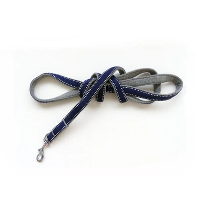 Grey Flannel Matching Lead in Navy