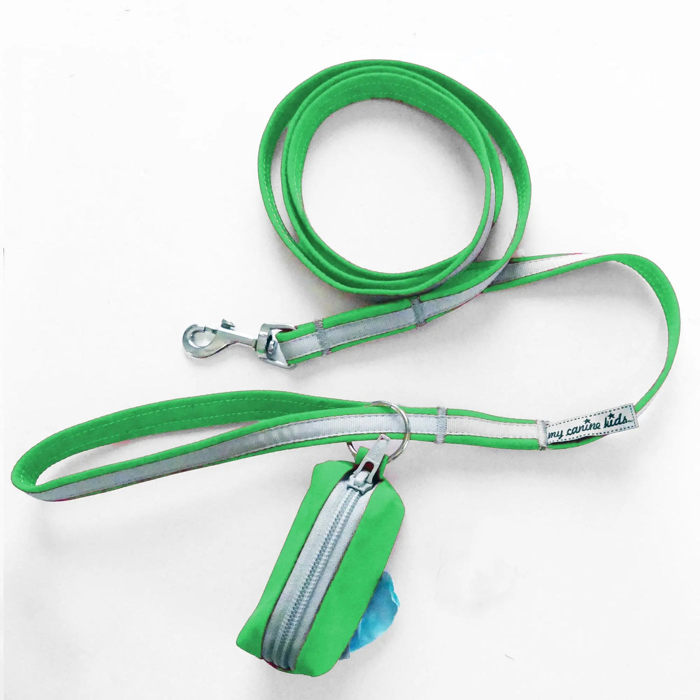 Precision Fit Nylon Poop Bag Holder Matching Leads and Harnesses