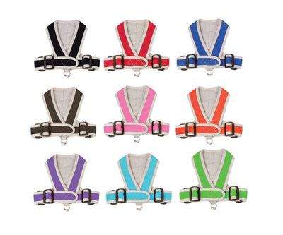 1101 Precision Fit Dog Harness - Nylon. Step-In. Teacup, Puppy - Medium Dogs up to 50 LBS - Colors