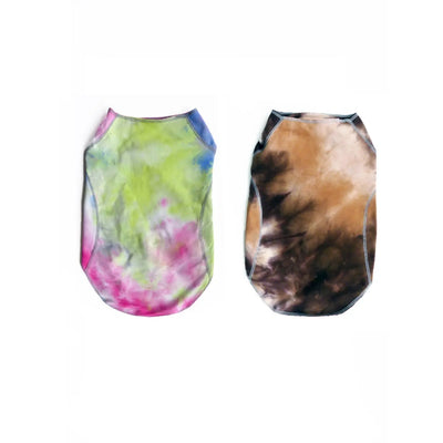 Cat & Kitty Tie Dye T-Shirt Cotton French Terry 4 LBS - 15 LBS