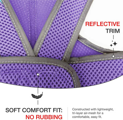 Classic mesh Step n Go harness in purple