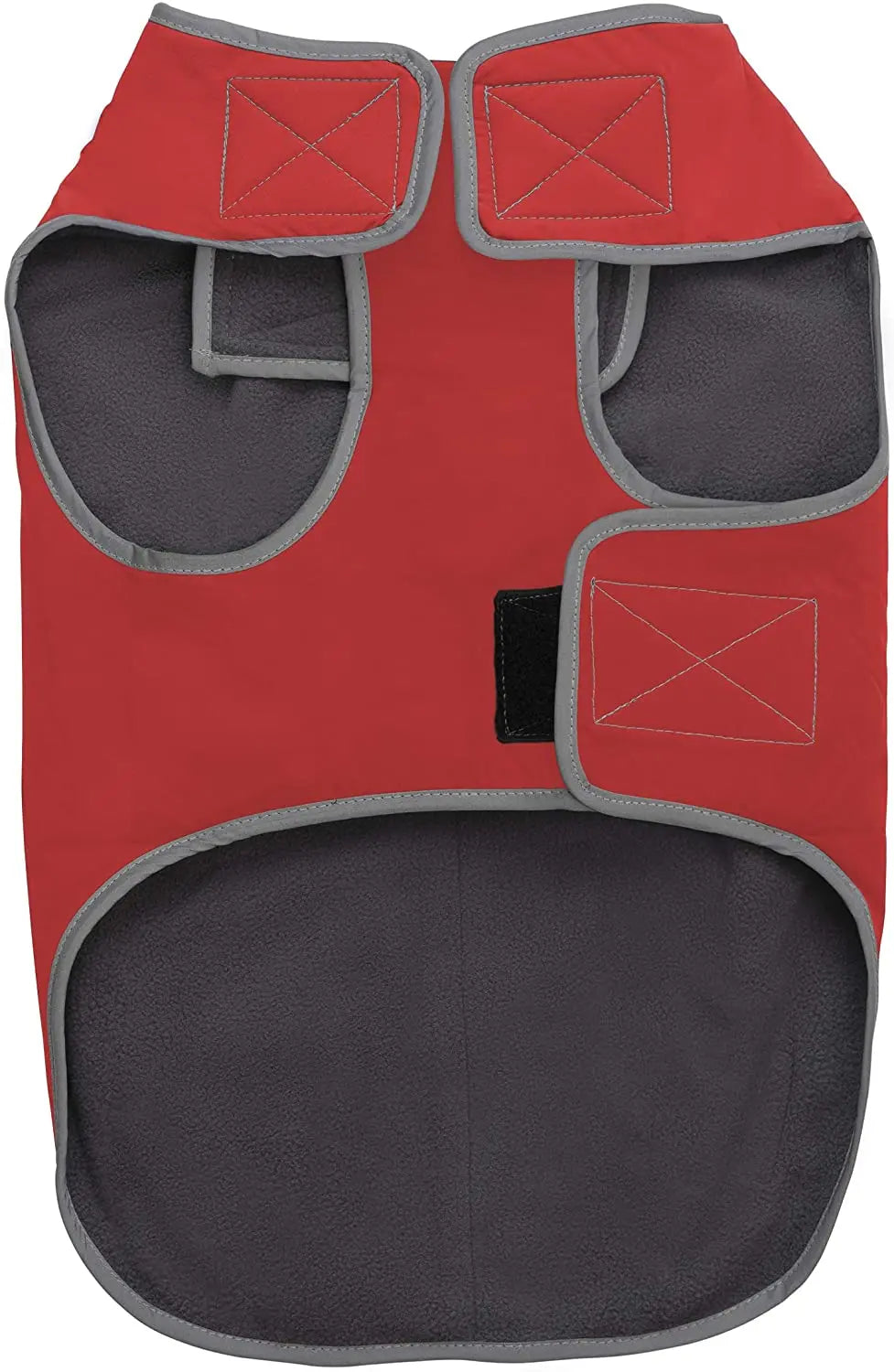 Precision Fit Dog Parka Red - Chest Protector